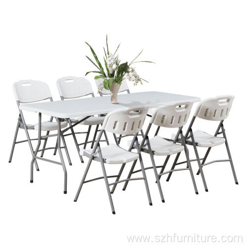 Wedding Stacking Outdoor Plastic White Folding Chairs